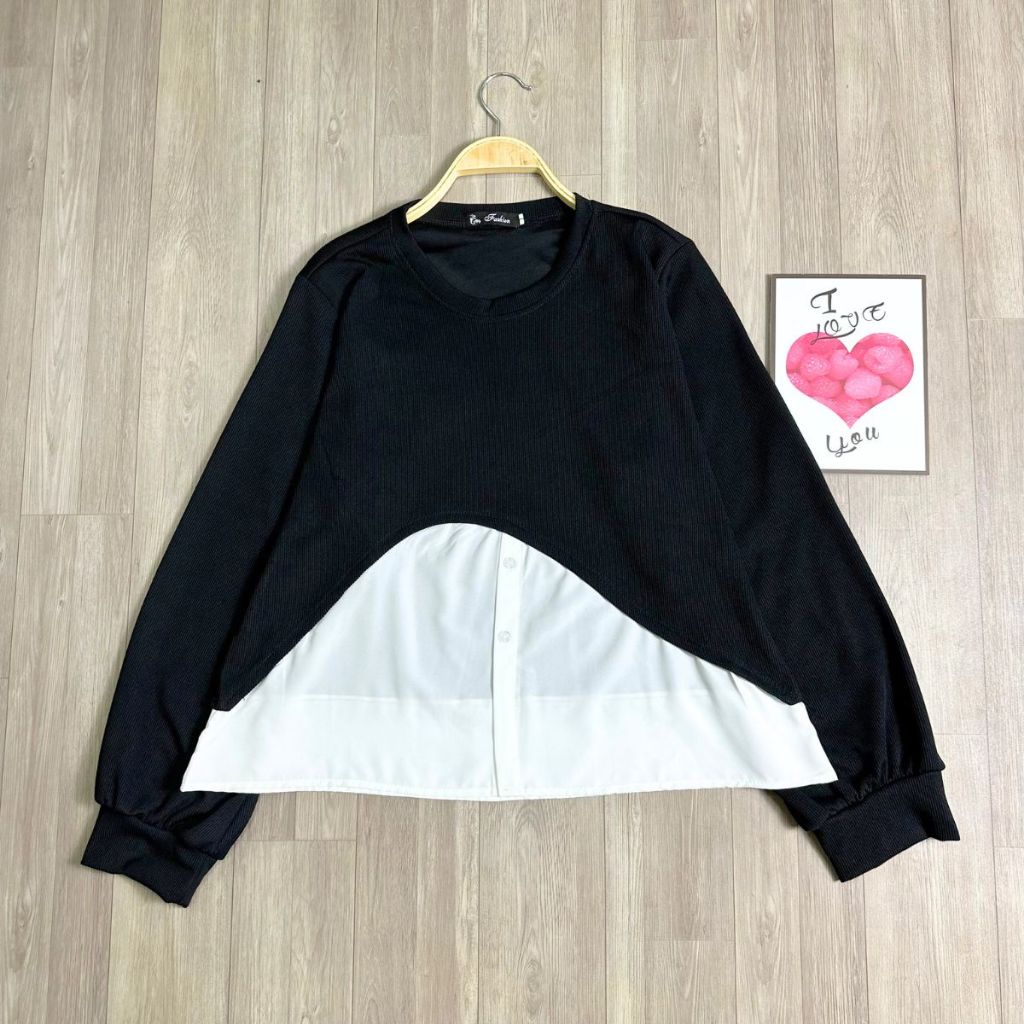 เสื้อเชิ้ตผ้า ghile ขนาดใหญ่ของผู้หญิงแขนยาวและชายเสื้อเทรนด์สุดฮอตแฟชั่นคอกลมผ้ายางยืดจั๊มผสมนุ่มหรูหรา SM48