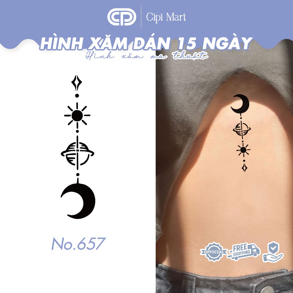 CIPI MART - รอยสักชั่วคราว 15 DAYS - กันน้ํา ถู 0657
