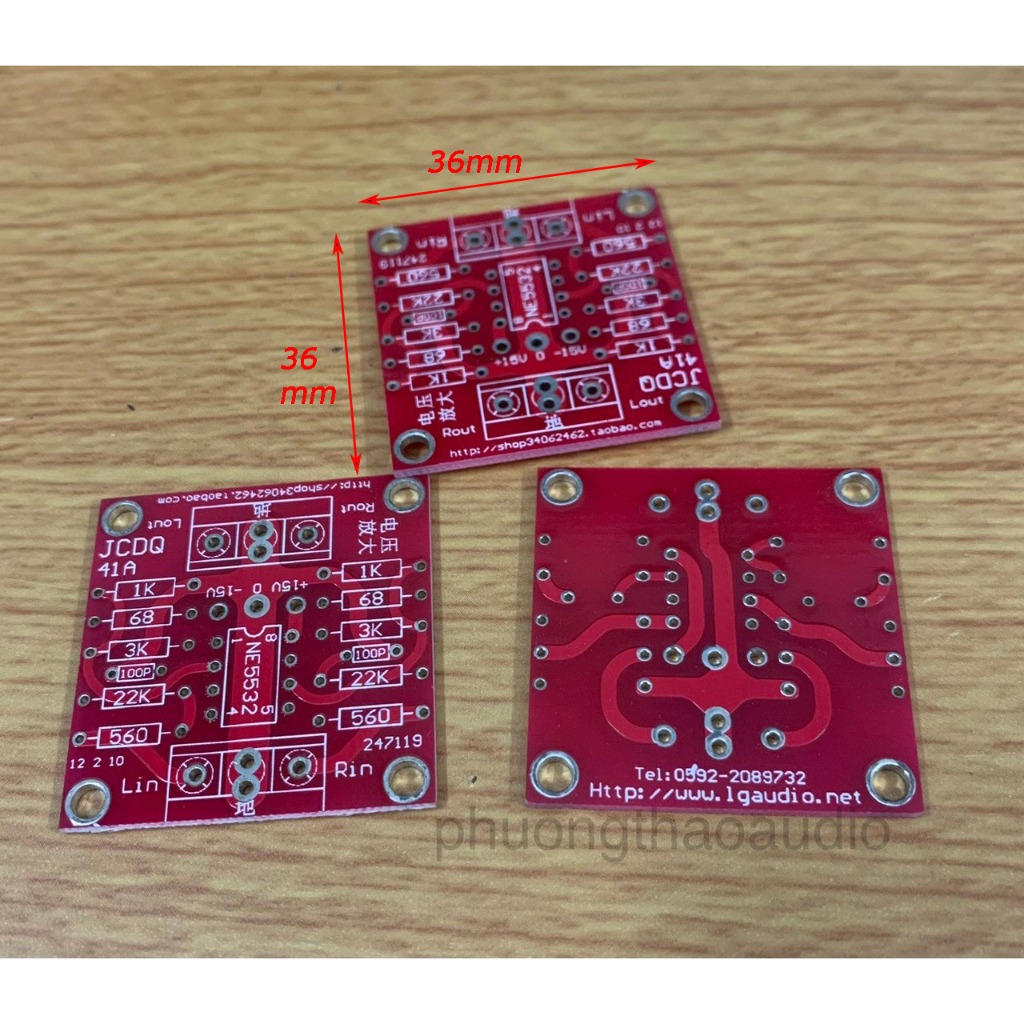 วงจรสําหรับ NE5532**