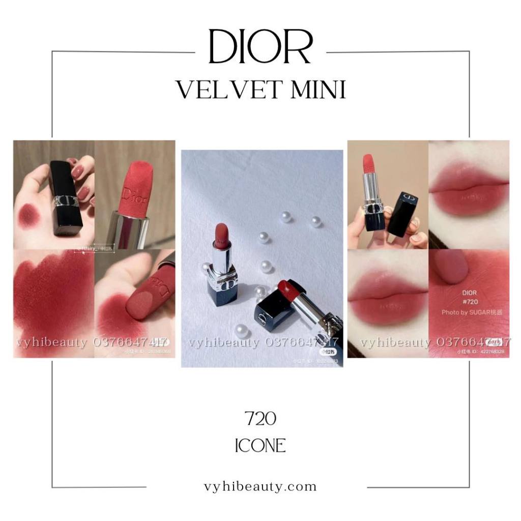 มินิ UNBOX - Dior Couture Color Velvet Lipstick 1g