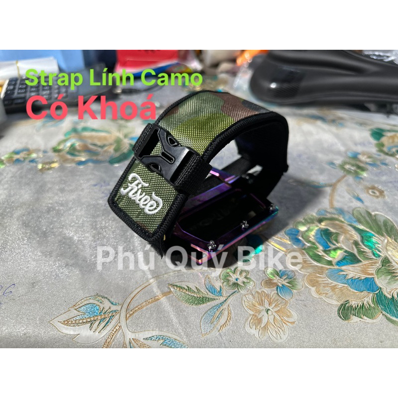 ลายพราง ทหาร สายรัดเกียร์คงที่พร้อมหัวเข็มขัด