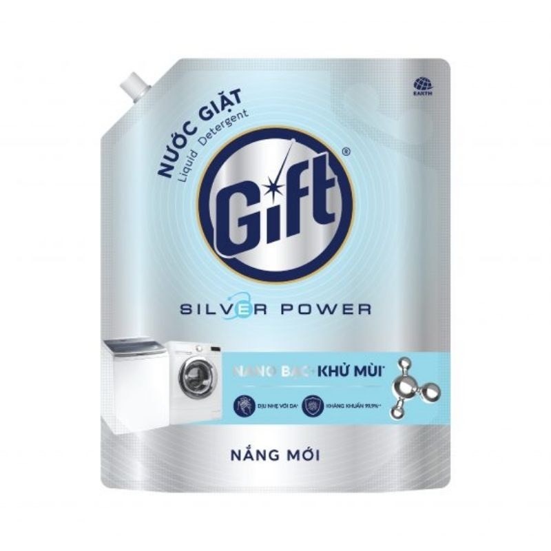 น ้ ํายาซักผ ้ าของขวัญ 3.6กก . NaNo Silver Deodorant Technology ( น ้ ําหอมนม )