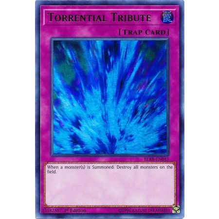 [การ์ด Yu-gi-oh] Torential Tribute - MGED-EN052 BLRR-EN047