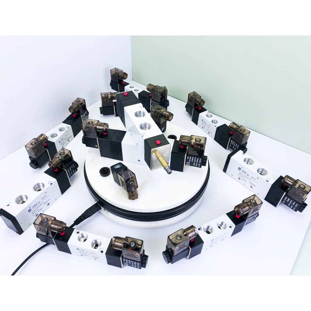 โซลินอยด์วาล์ว 4V230-08 AC220V/ 4V230-08 DC24V - โซลินอยด์วาล์วนิวเมติก 4V230-08 - โซลินอยด์วาล์ว DC