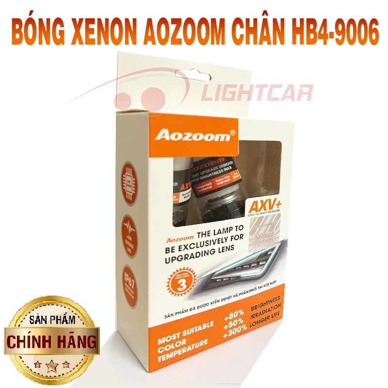 หลอดไฟซีนอน Aozoom ของแท้ HB4-9006