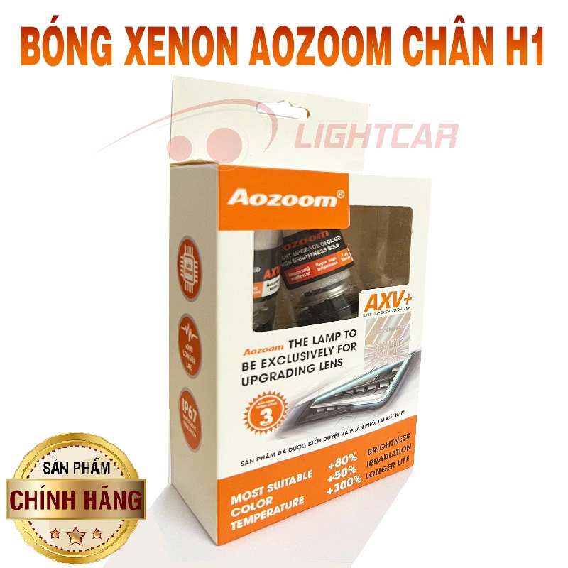หลอดไฟซีนอน Aozoom ของแท้ H1 Base