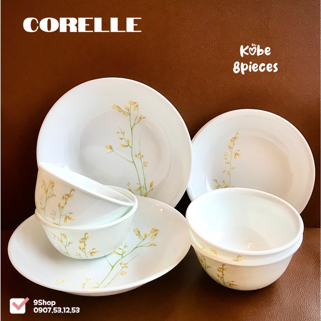 Corelle USA - KOBE - จานเต ็ ม 8 จาน Hoang Yen