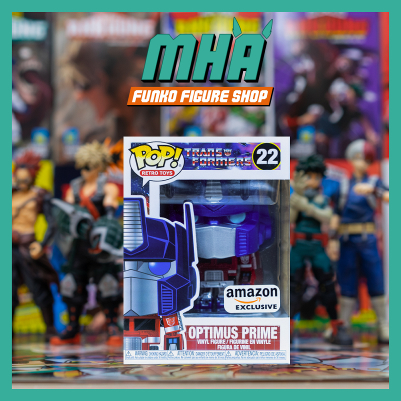 ของเล่น Funko Pop Retro ของแท้ Transformers: Optimus Prime 22 Amazon รุ่นพิเศษ