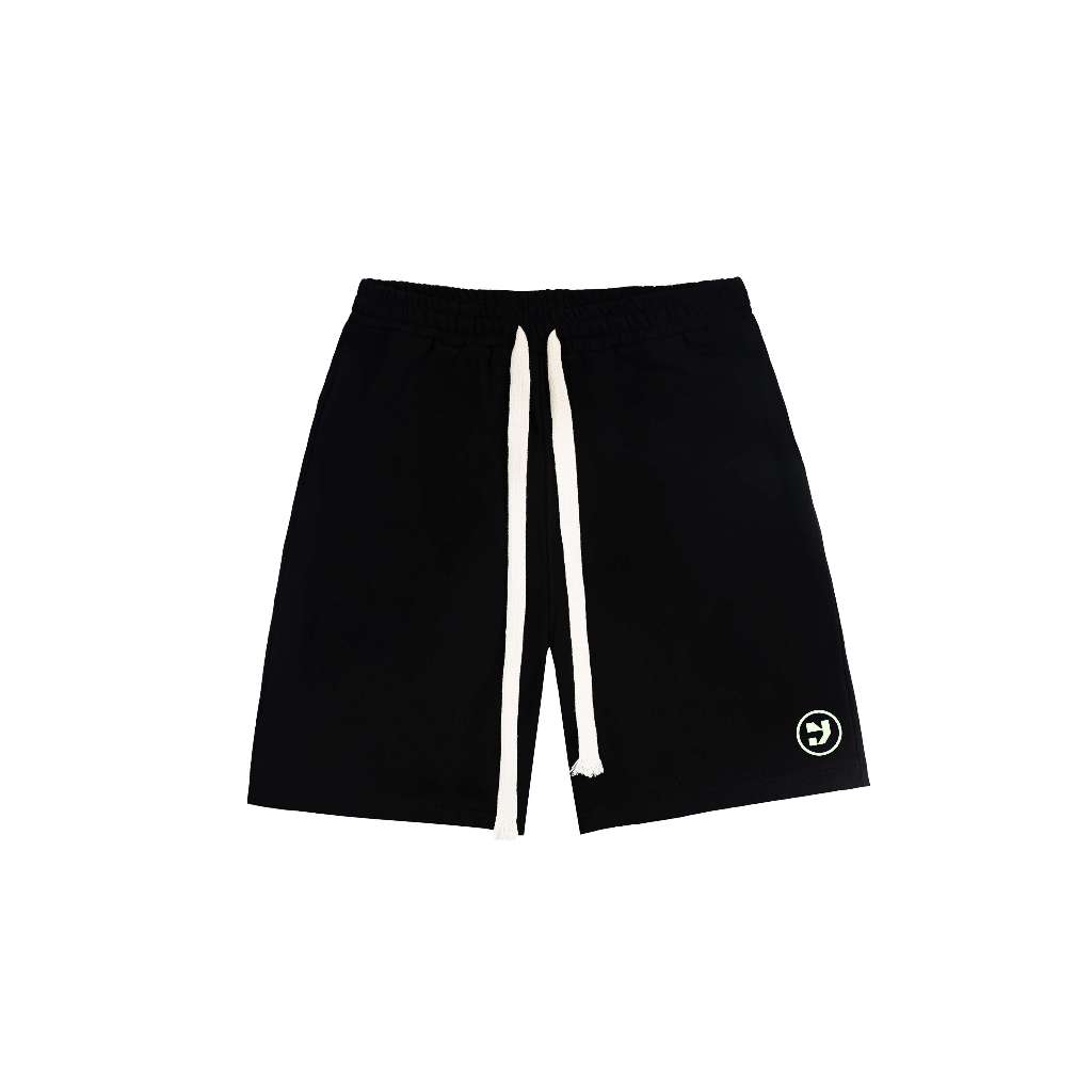 Onyou Local Brand กางเกงขาสั้น Unisex 100% Crab Leg Felt Basic Logo Q003