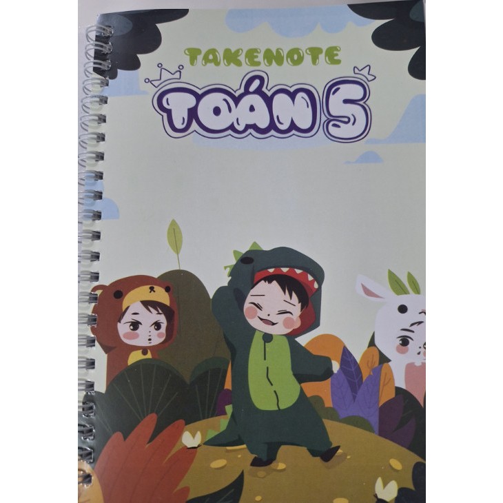 สมุดโน้ต XO math 5, สมุดบันทึกคณิตศาสตร์ชั้นประถมศึกษาปีที่ 5 พร้อมสมุดสปริง A5, สมุดบันทึกสเก็นเหล็