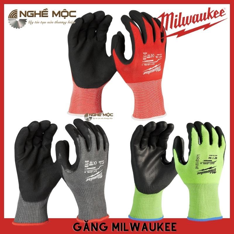 ถุงมือ Milwaukee ถุงมือกันบาด ถุงมือช่างไม้ Milwaukee ของแท้