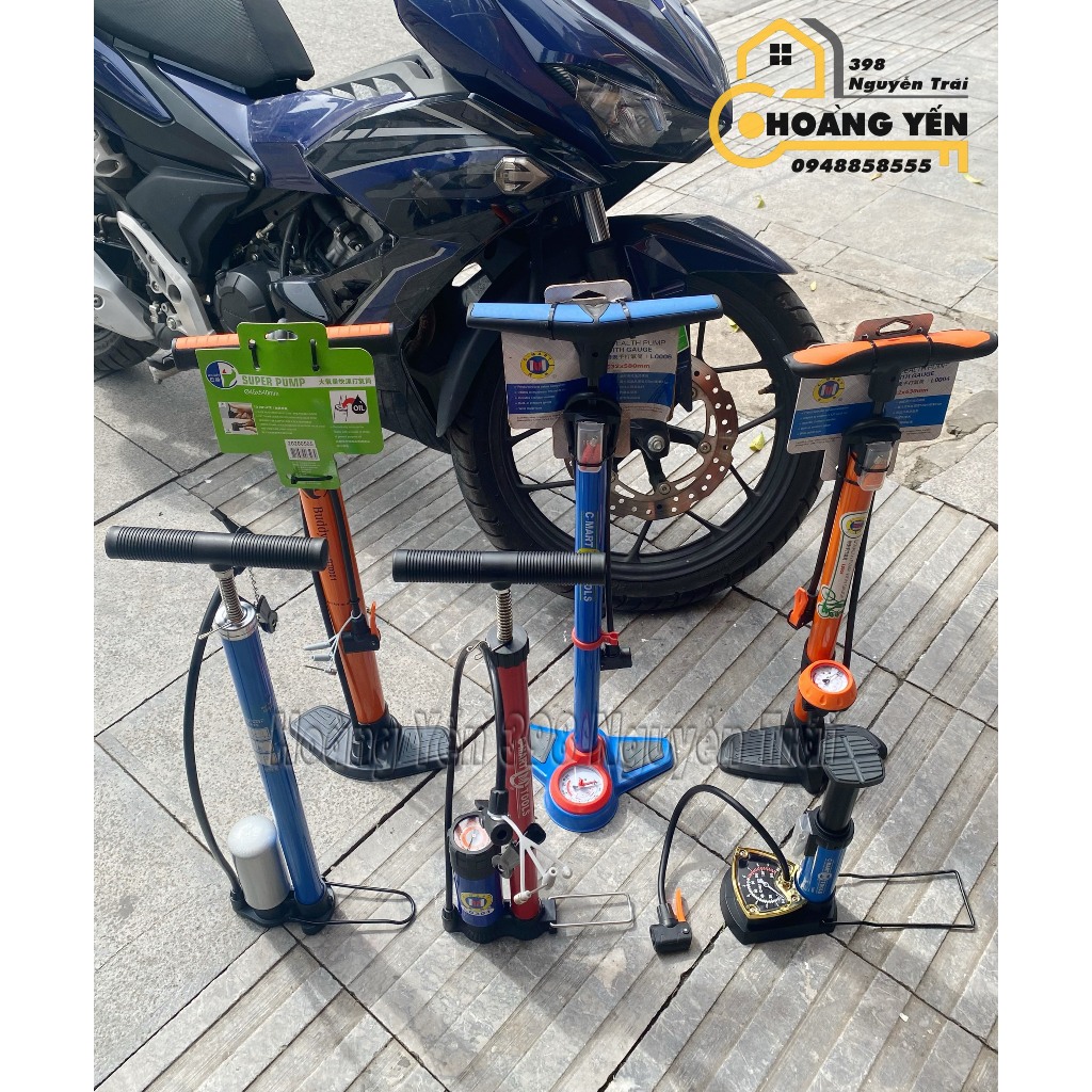 ปั ๊ มจักรยาน Super Strong Manual Motorcycle Pump Buddy BT0001, Cmart L0003, Cmart L0004, Cmart L0006, Cmart L0009, Cmart L0301