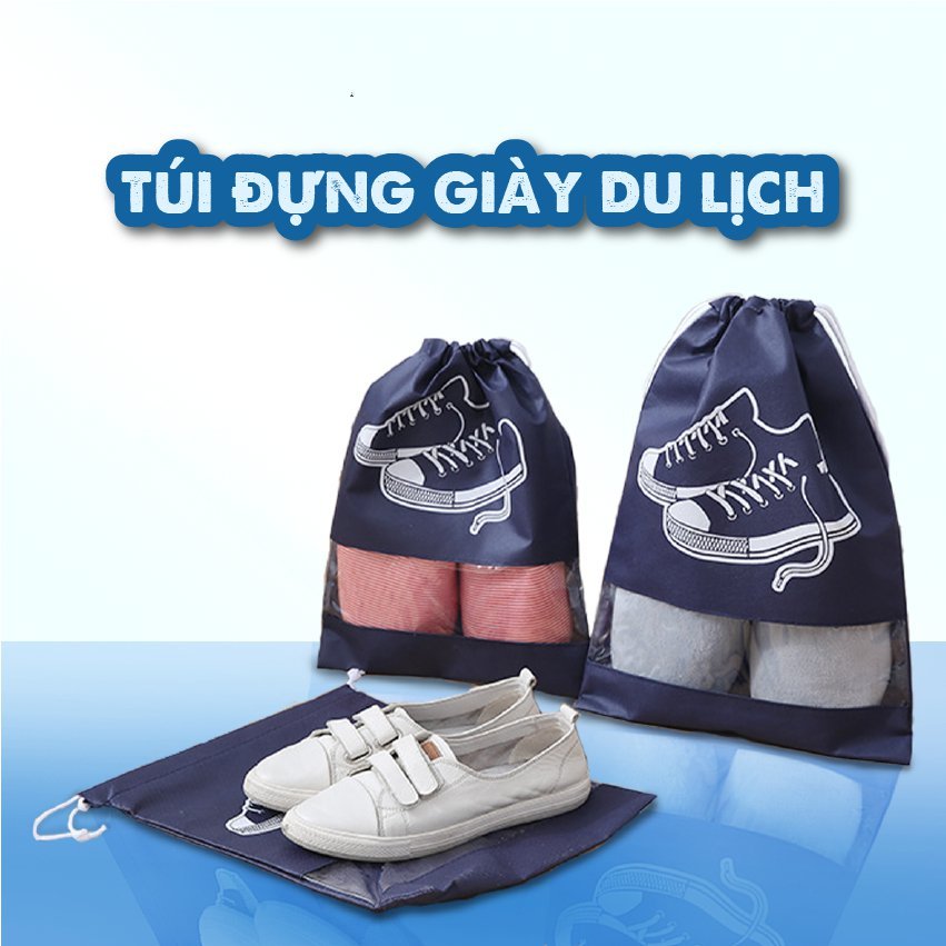 XIMO กระเป๋าใส่รองเท้าเดินทางลายสกปรกป้องกันรองเท้า (TDG01)