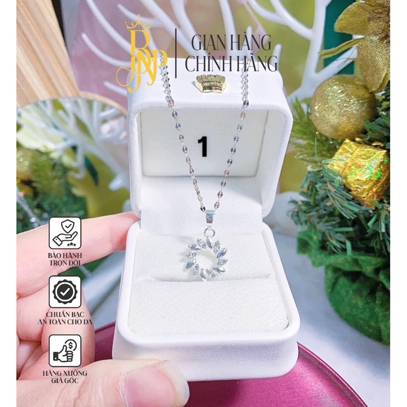 สร้อยคอจี้ BNP สวยๆ SILVER สําหรับผู้หญิง