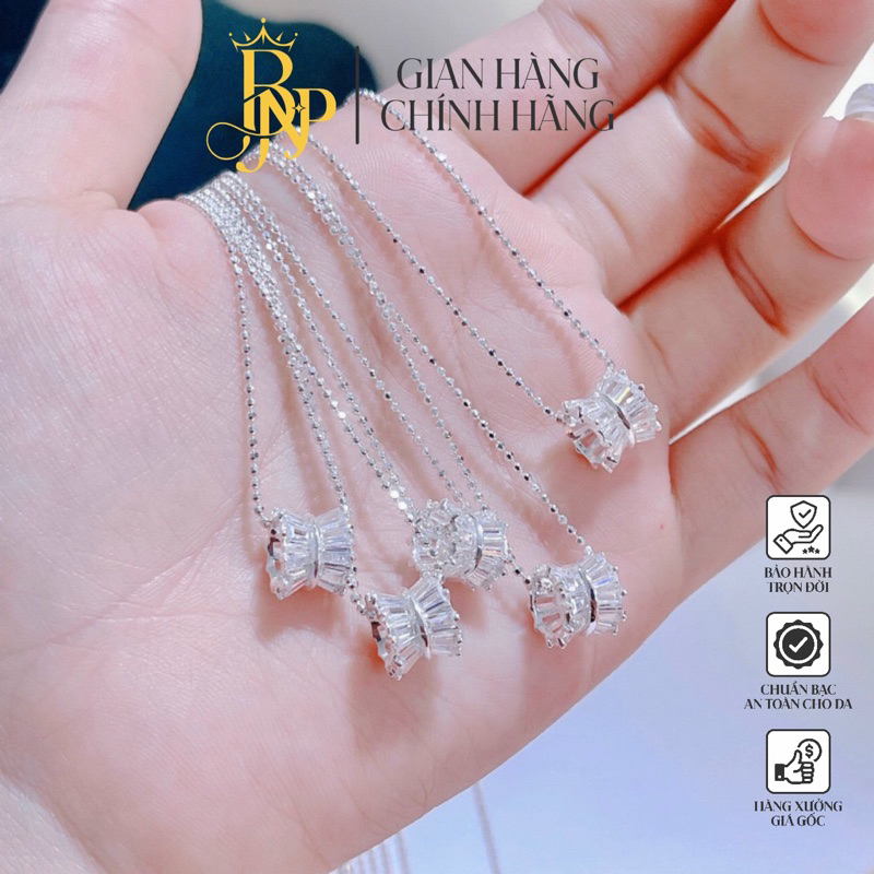 สร้อยคอจี้ BNP ใหม่ BEAUTIFUL SILVER สําหรับผู้หญิง
