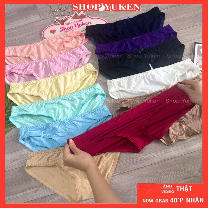 Smooth CT ️ Reputable Shop ️[กางเกงชั้นในสตรี]กางเกงผ้าฝ้ายเรียบ Made in Vietnam เท่