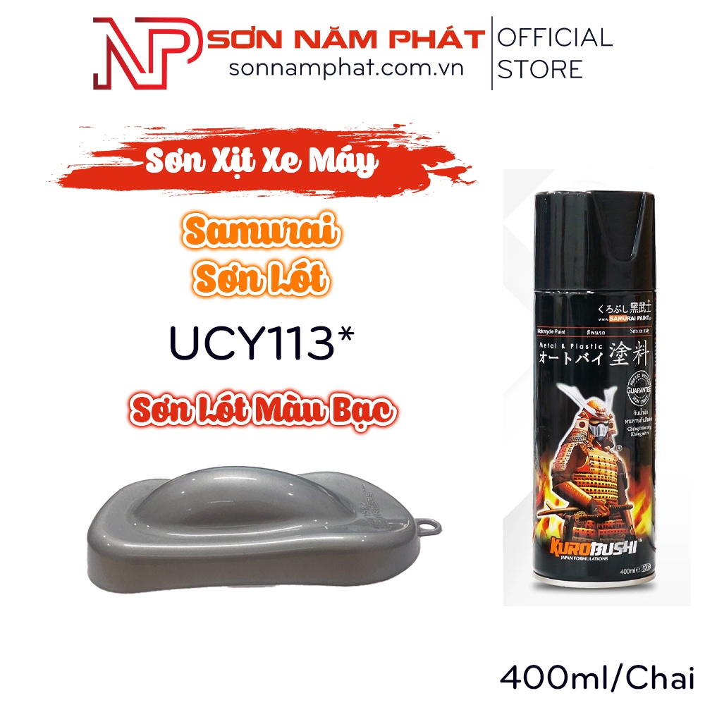 Samurai Spray Paint Silver Primer UCY113*