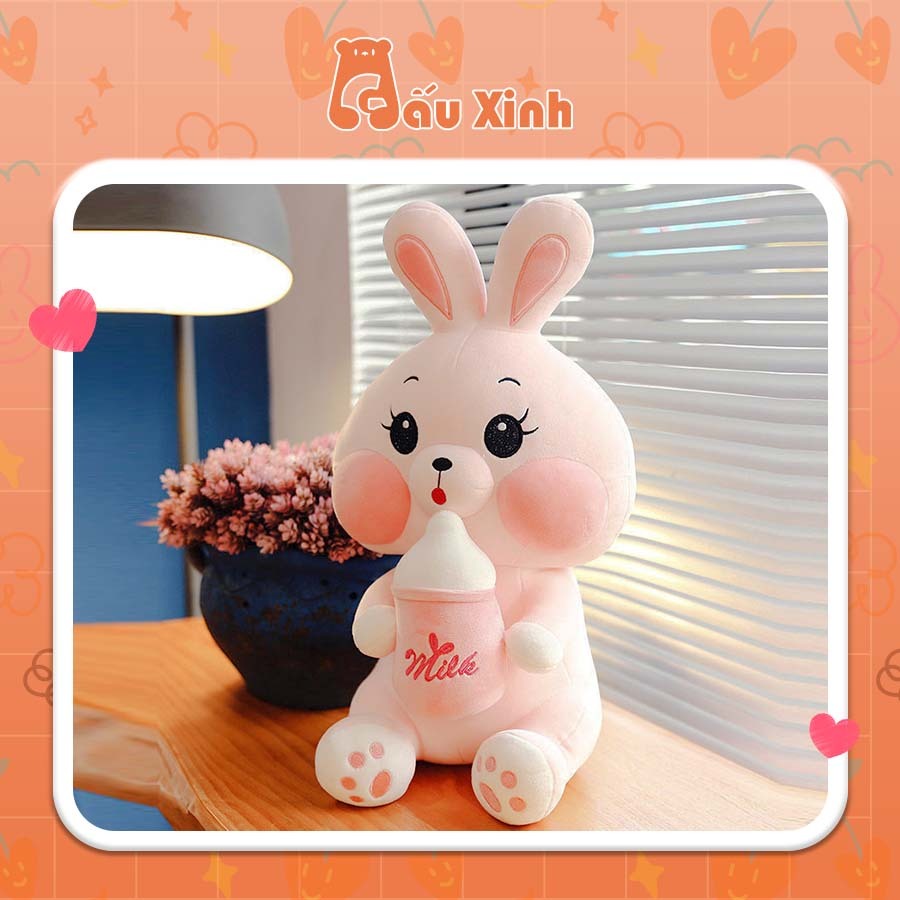 Teddy Bear, Super Big Teddy Rabbit, Milk Pink Rabbit Hot Trend - Pretty Bear - G34