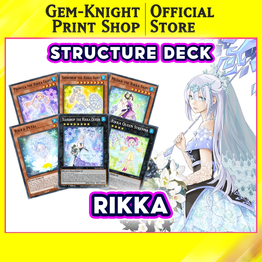 [การ์ดพิมพ์ลาย] Yugioh Deck - Structure Deck: Rikka