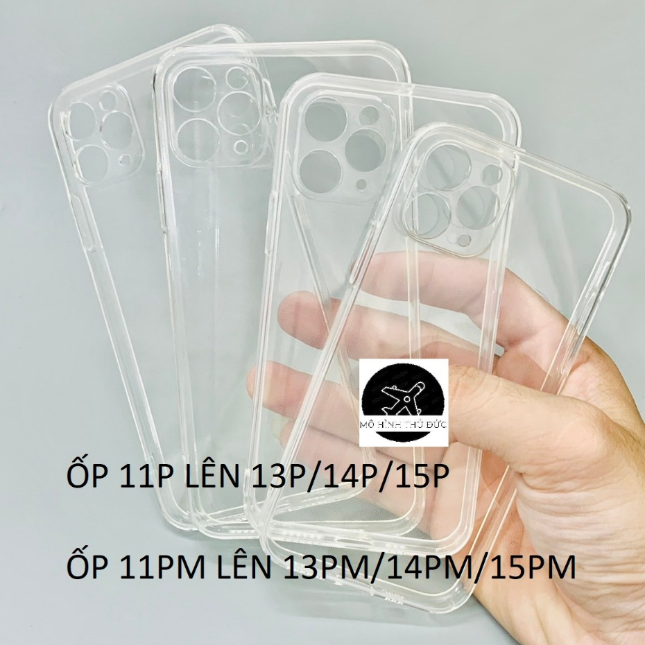 เคสสําหรับ 11P ถึง 13P/14P/15P และ 11PM ถึง 13PM/14PM/15PM ซิลิคอนใส
