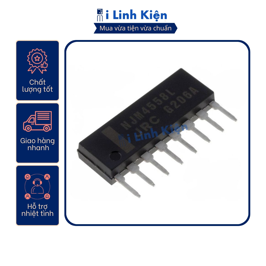 ของแท้ NJM4558L JRC4558 SIP-8