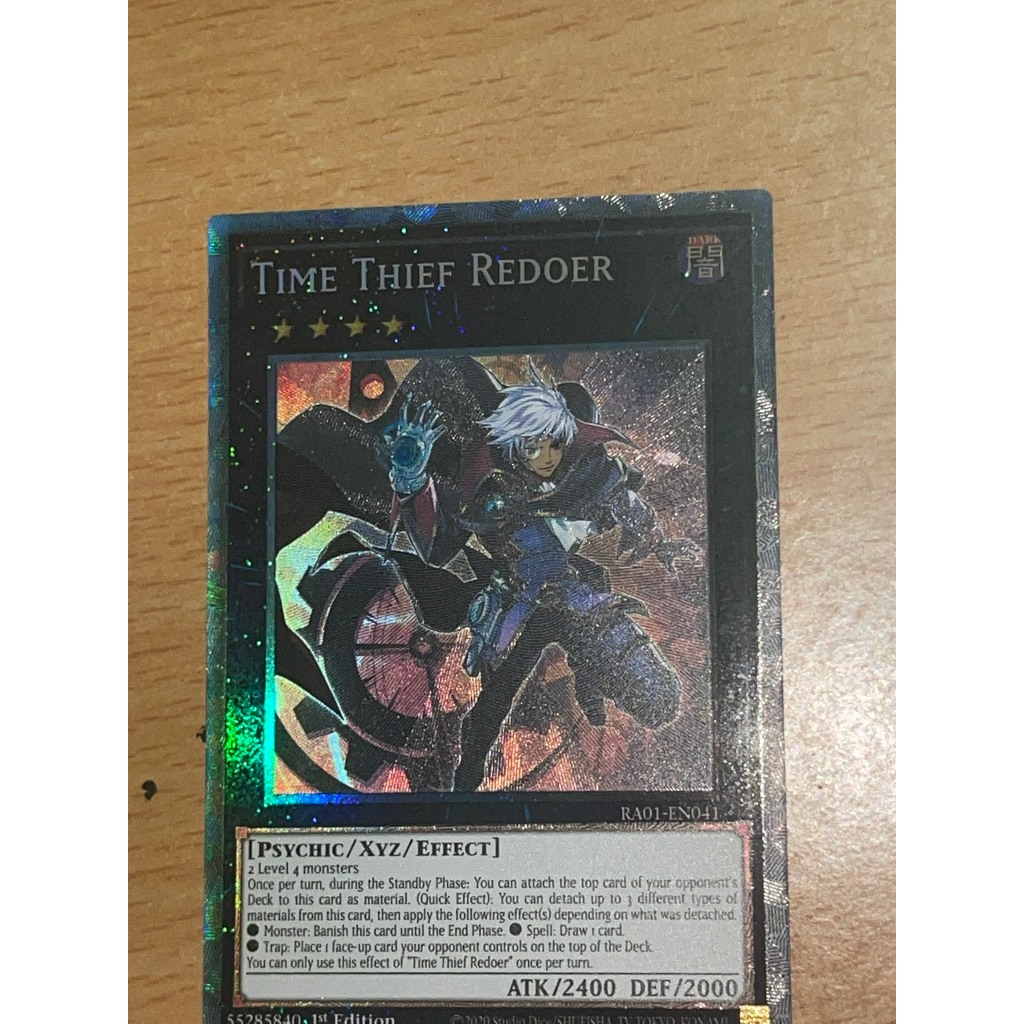 การ์ด Yugioh [TCG - UK]: Time Thief Redoer - RA01-EN041 - Prismatic Collectors Rare
