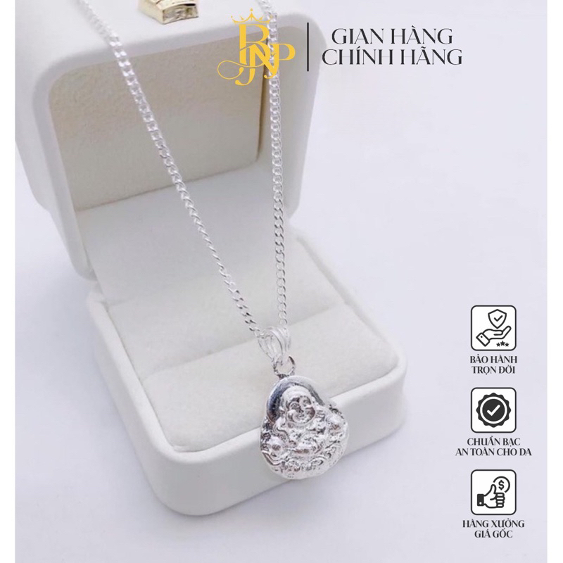 BNP สร้อยคอเงินสําหรับเด็กทารก สร้อยคอ Maitreya สําหรับเด็กทารก - Bac Ta