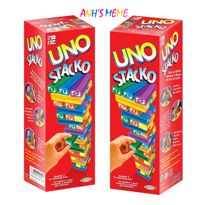 Uno Stacko เครื่องคลายเครียดไม้กล่องใหญ่