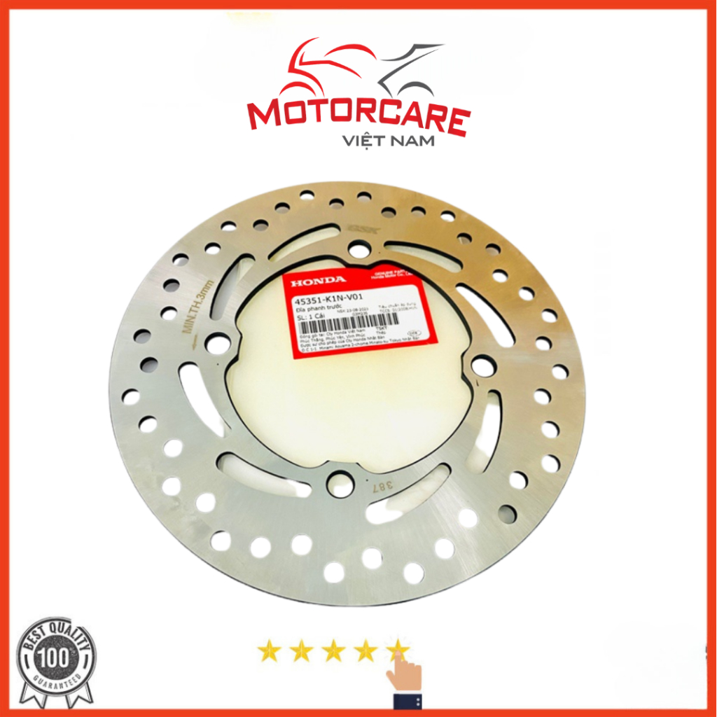 จานเบรคหน้า Honda Sh Mode แท้ (2020-2023)0 (45351-K1N-V01)