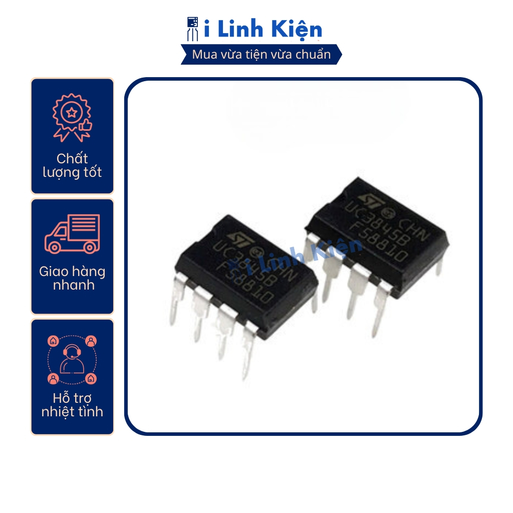 UC3845 UC3845B DIP-8 แท้ ST เทียบเท่า KA3845