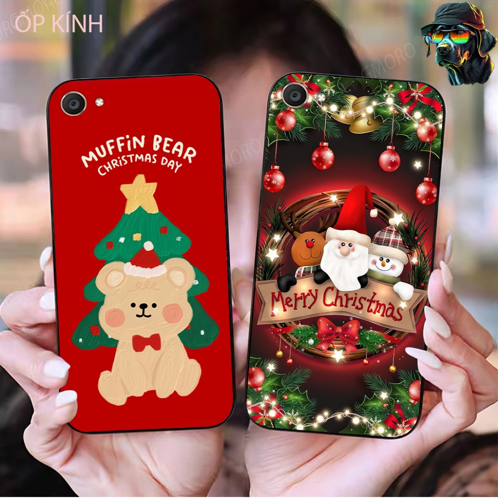 Vivo vivo y53 / vivo y55 2015 / y66 / y71 เคสโทรศัพท์แก้วพิมพ์ลายคริสต์มาส merry Christmas