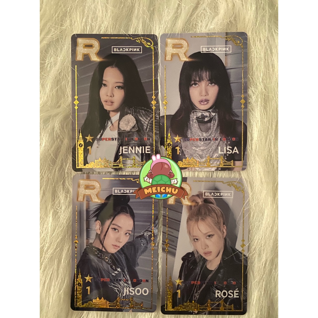 [OFFICIAL] RARE BLACKPINK SUPERSTAR CARD COLLECTION (JENNIE/JISOO/LISA/ROSIE)
