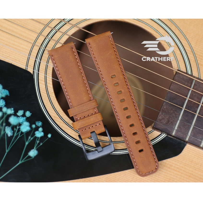 สายนาฬิกาหนังวัวแว็กซ์อัจฉริยะแทนที่นาฬิกาคลาสสิกของ SmartWatch ทุกชนิด, นาฬิกา Samsung, Huawei