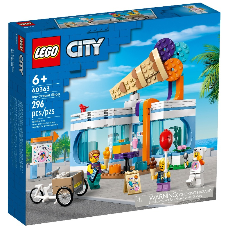 [HAPPY.BRICKS] LEGO CITY 60363 - ICE ICE-CREAM SHOP
