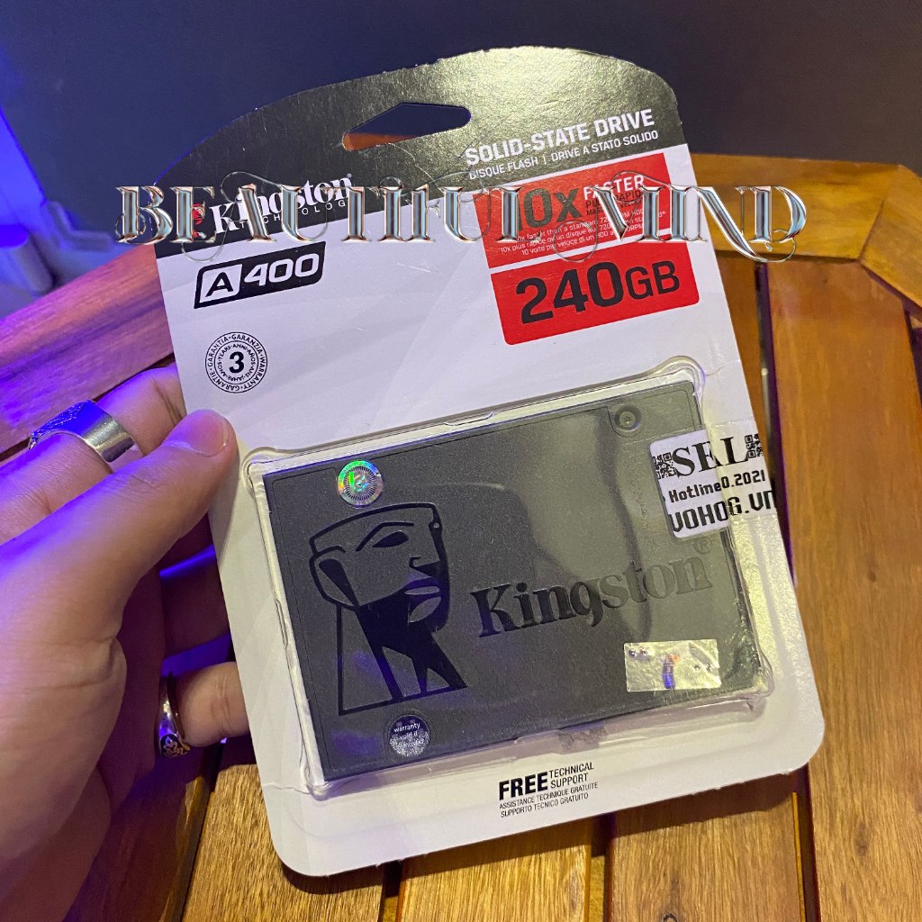 ฮาร์ดไดรฟ์ Kingston A400 240GB 2.5 SATA III SA400S37240G SSD ของแท้ Viet Son Used SK 99% มีประกันถึง