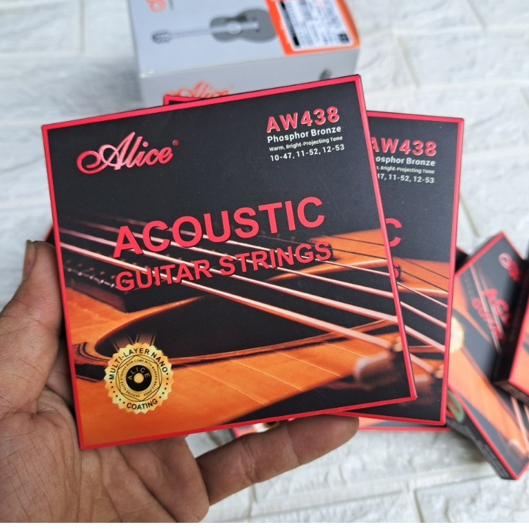 สายกีต้าร์โปร่งแท้ Alice AW438