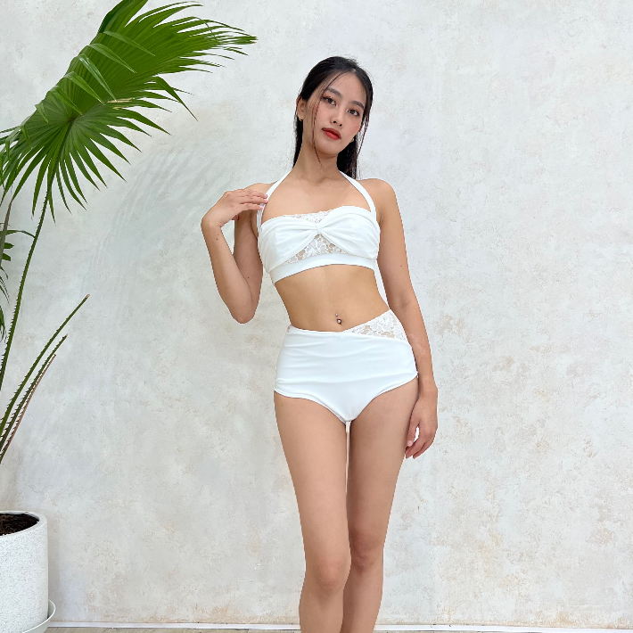 Spincess Polewear - AVA White (รูปถ่ายจริงที่ทางร้านถ่าย - สินค้าออกแบบ)