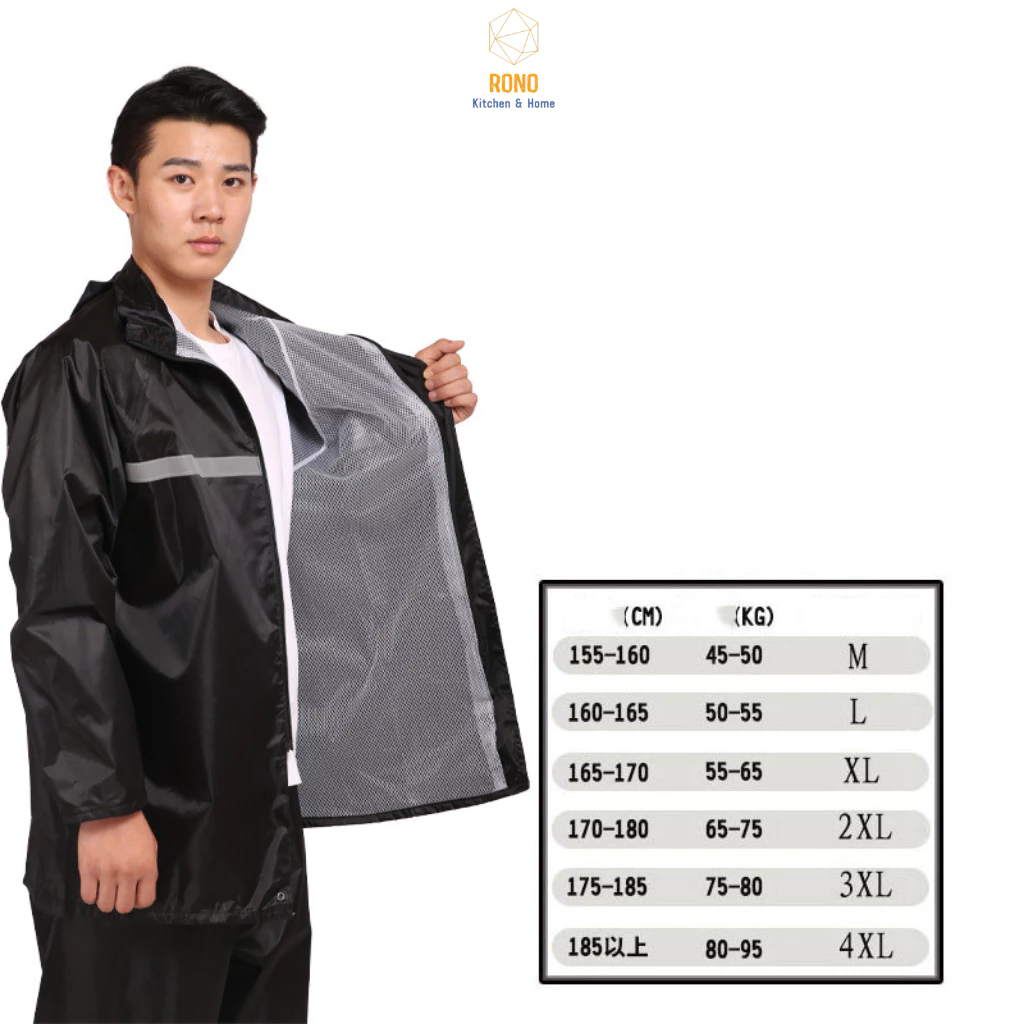 ชุดเสื้อกันฝน 2 ชั้น สไตล์เกาหลี สะท้อนแสง thumbnail 10