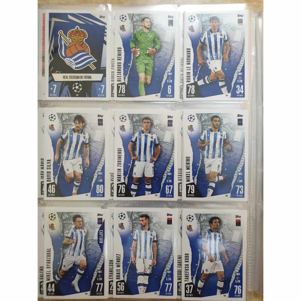 การ์ด Match attax 23/24 (2023/24) - Real Socied De Futbol