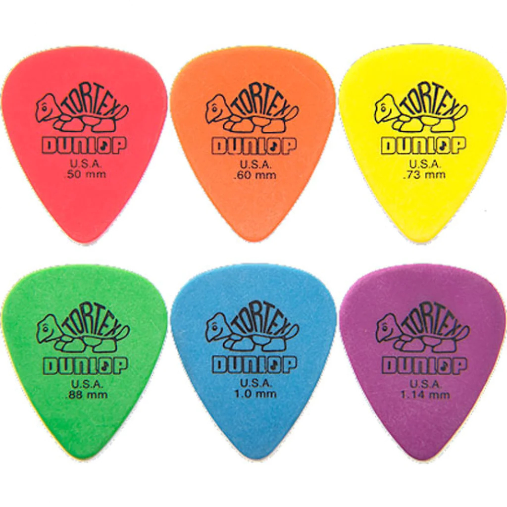 กีตาร์ Dunlop Tortex ปิ๊กกีตาร์หลายขนาด