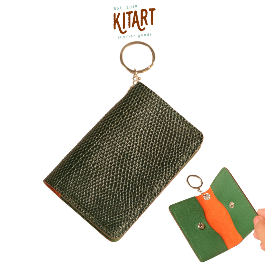 พวงกุญแจหนัง Ky Da & KitArt Leather Cowhide - ทําด้วยมือเสร็จสิ้น - การป้องกันกุญแจคุณภาพสูง