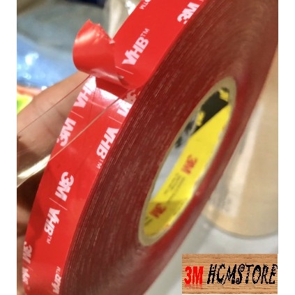 3m VHB 4910 30mm ยาว 33 เมตร โปร่งใส หนา 1.7 มม. - Super Adhesive, Tempered Double Sided Tape เฉพาะใ