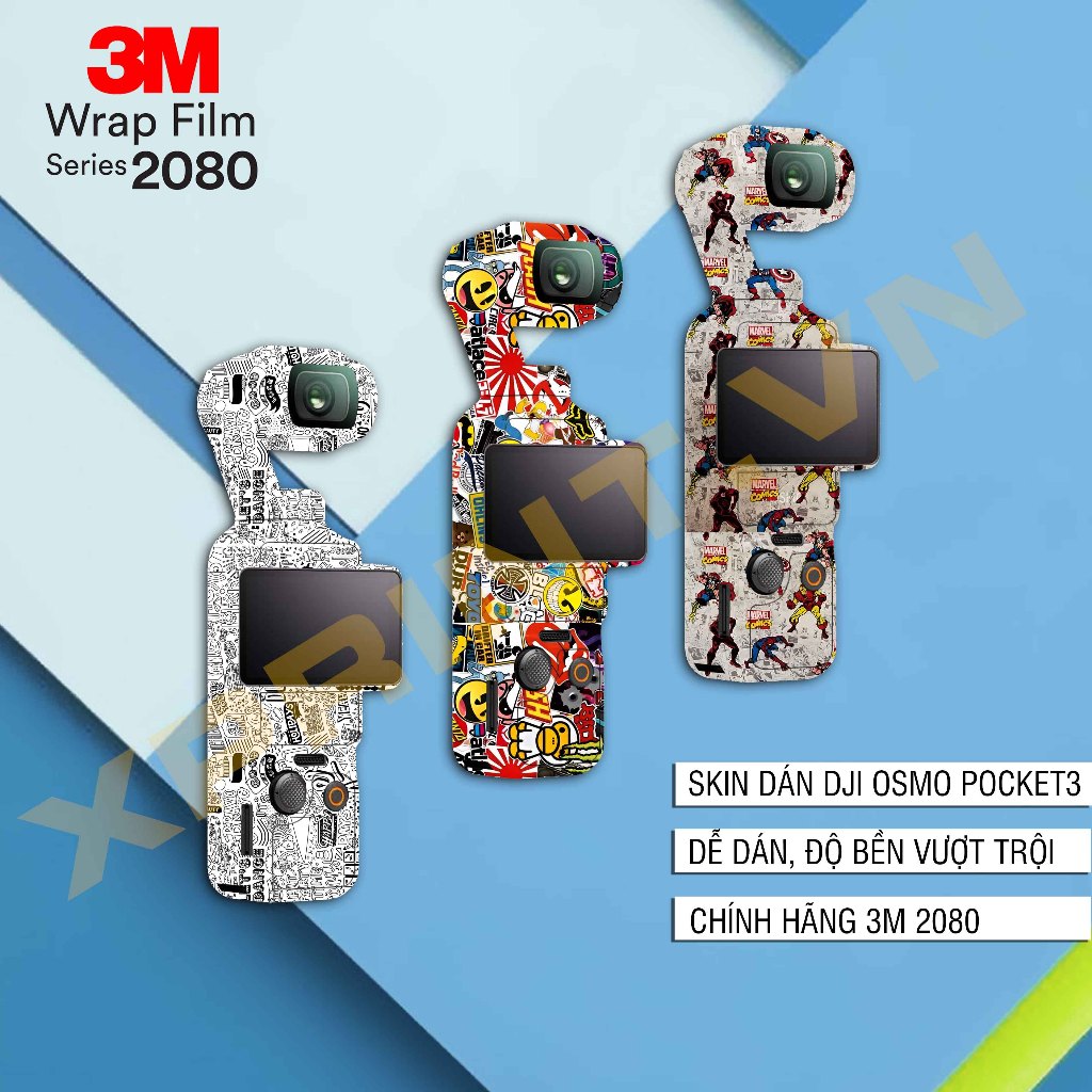 สติ๊กเกอร์ osmo pocket 3, 3M Skin สําหรับ DJI osmo pocket 3...