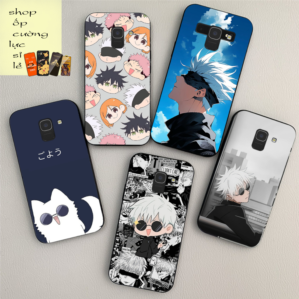 Samsung ss j6 plus / ss j6+ / a8 plus 2018 / ss j6 2018 case พิมพ์ Gojo Satoru war สะกดอะนิเมะ