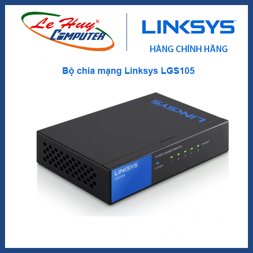 Linksys LGS105 ตัวแยกเครือข่าย