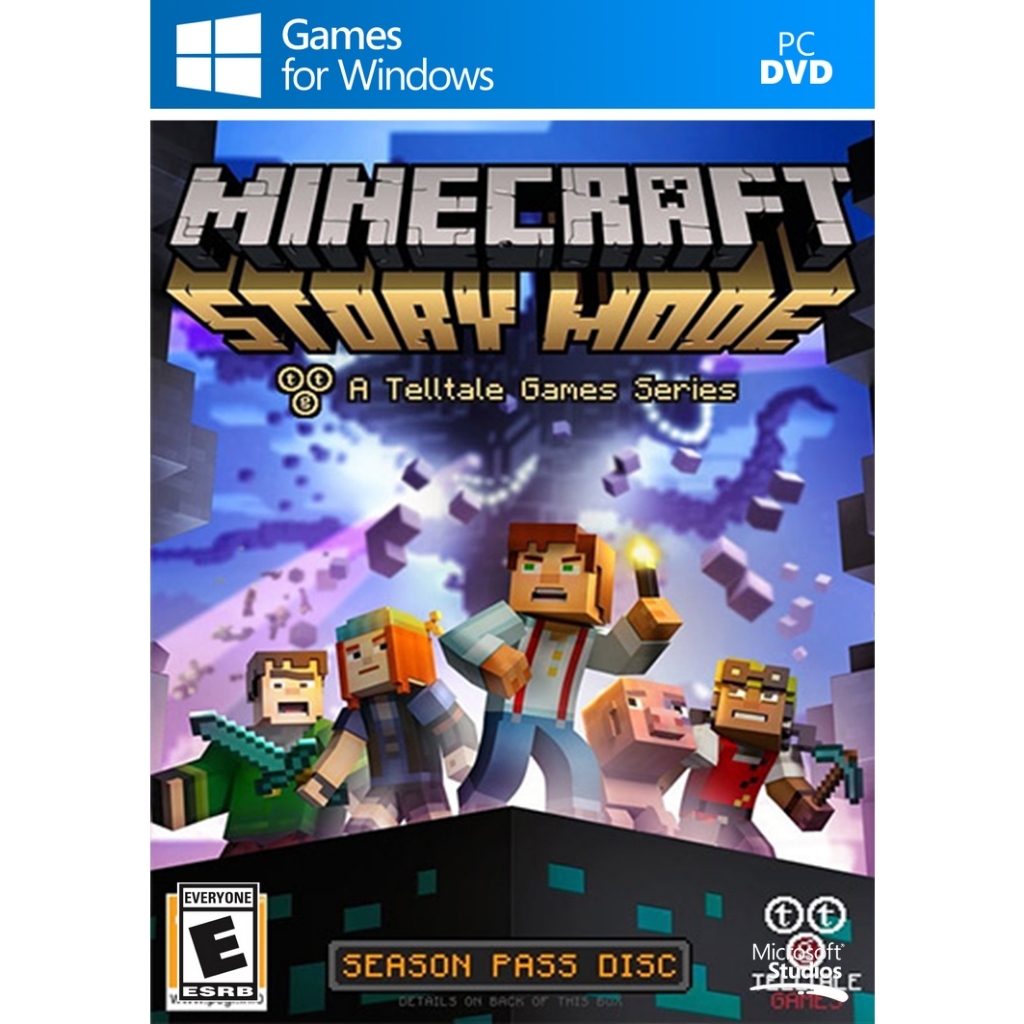 Minecraft: Story Mode Complete Season (Episodes 1-8) - แผ่นเกมพีซี