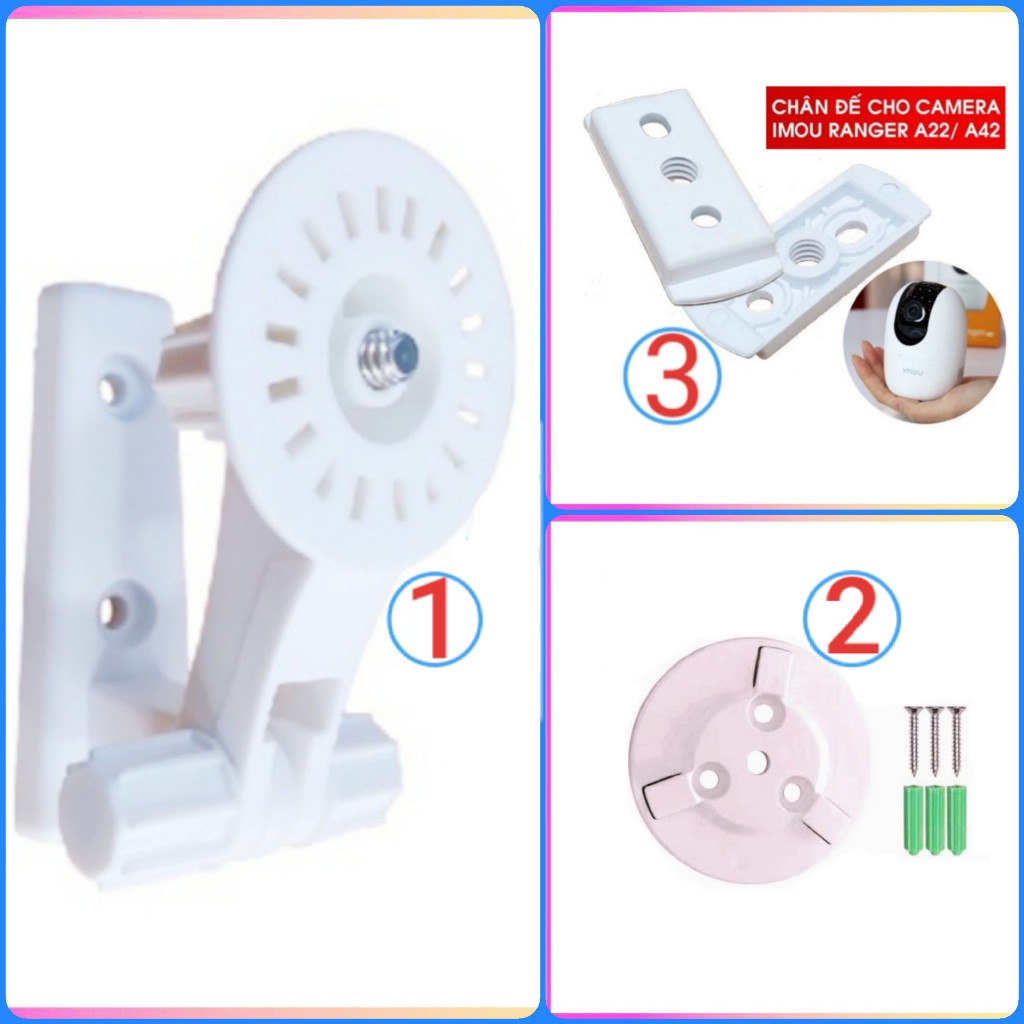 ขาตั้งพลาสติกใช้ติด WiFi Dome Camera: Ezviz, Imou; Yoosee