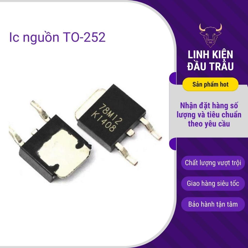 78M05/78M06/78M08/78M09/78M12/78M15 TO-252 ส่วนประกอบหัวควายแหล่งจ่ายไฟ Ic