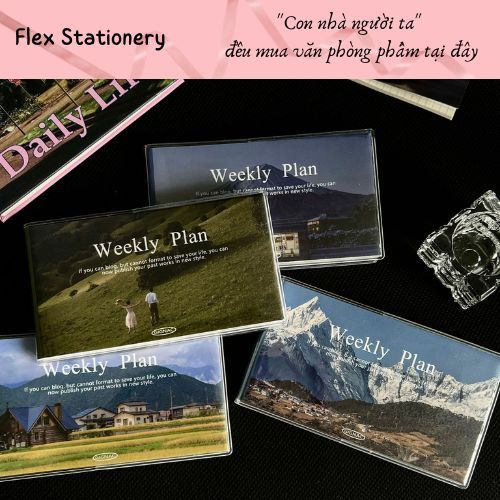 THICK TYPE WEEKLY DESIGN NOTEBOOK, THIN, CONVENT PLANER NOTEBOOK, WEEKLY PLAN BEAUTIFUL NOTEBOOK