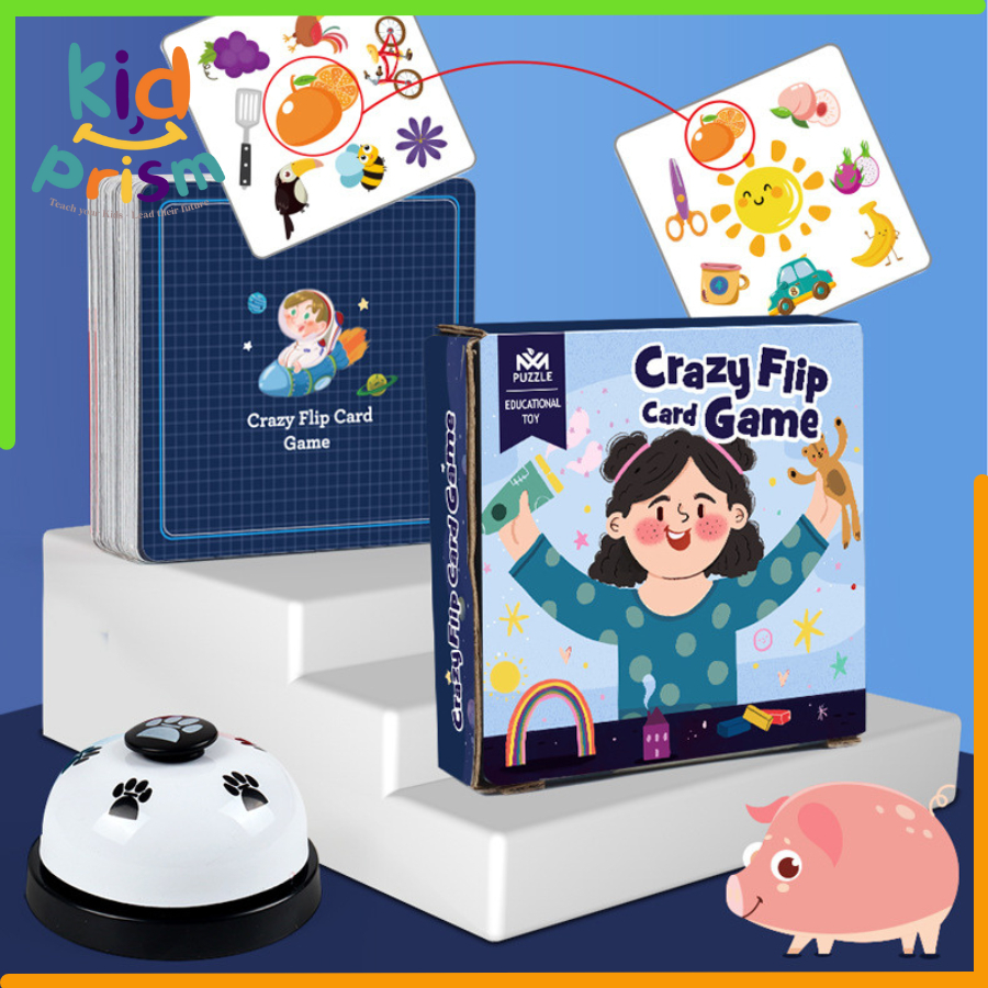 Broad Game Spot It ชุดของเล่น มือและตาเร็วฝึกสะท้อน - ของเล่นสําหรับเด็กทารกอายุ 12 เดือน - KID PRIS